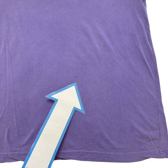 FEMMEMUTE Guard Your Heart Purple Green Barbed Wire Tee Size Small Unisex Top - Picture 11 of 11